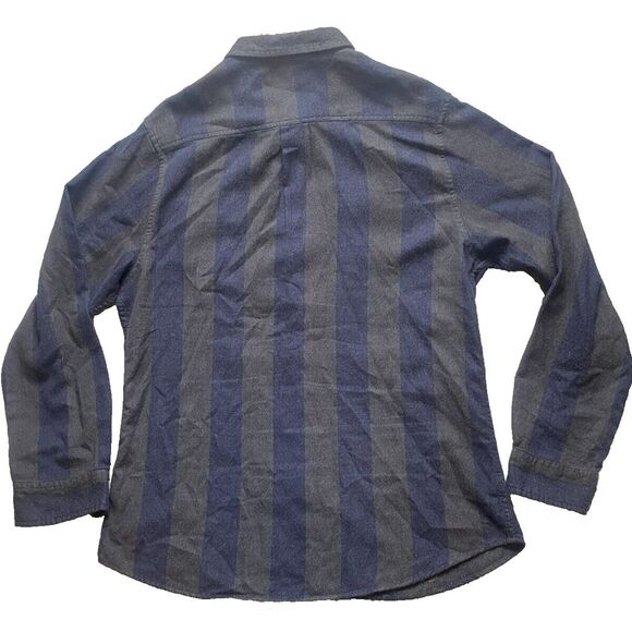 Katin Americas Surf Shirt Adult XL XX Flannel Striped Button Up Casual Mens - Picture 8 of 11